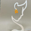Coralla Earrings Orange - imagine 2