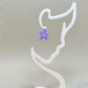 Coralla Earrings Purple - Image 2