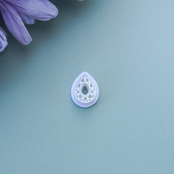 Clay Cutter #57 Diamond Cut Pear - imagine 2