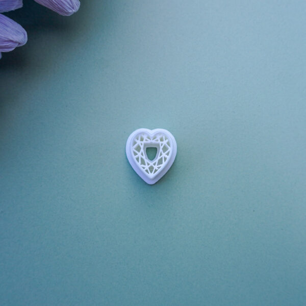 Clay Cutter #47 Diamond Cut Heart - imagine 2