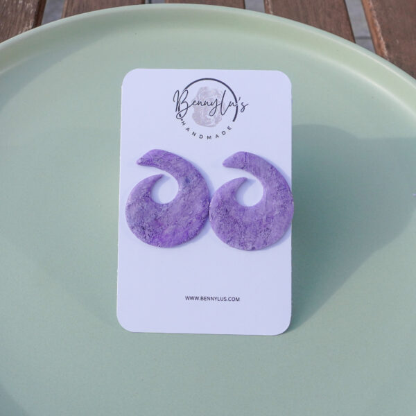 Aura Earrings - Wave - imagine 2