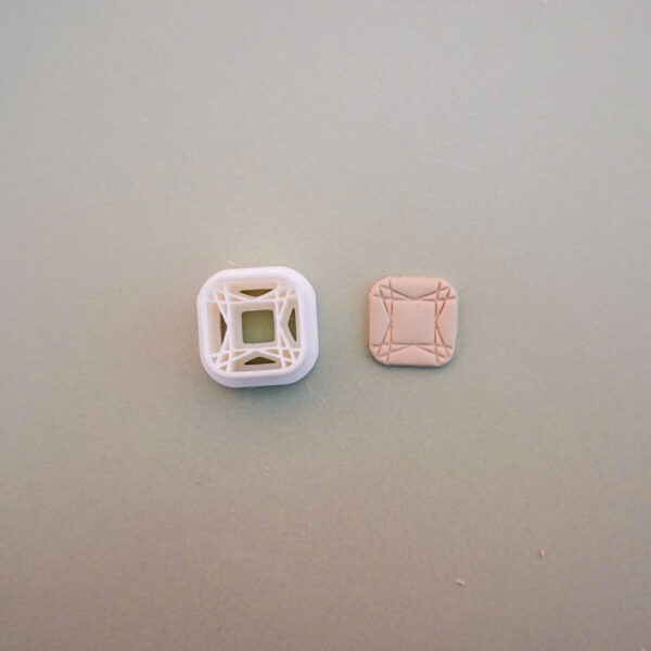 Clay Cutter #52 Diamond Cut Cushion - imagine 2