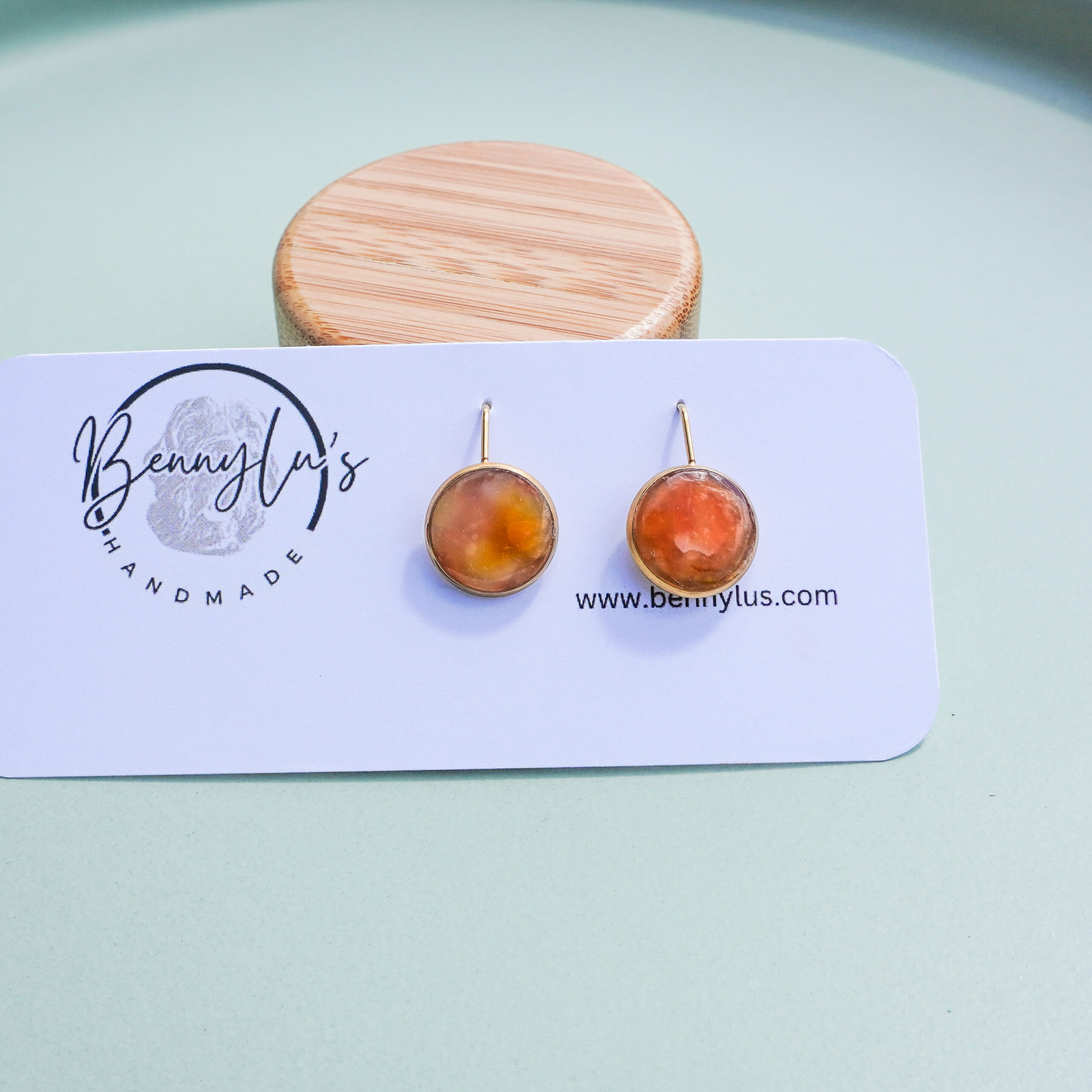 Flamara Earrings - Circle - Image 3