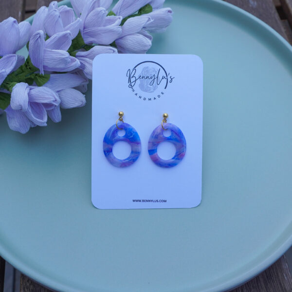 Serenya Earrings - Oval - Image 2