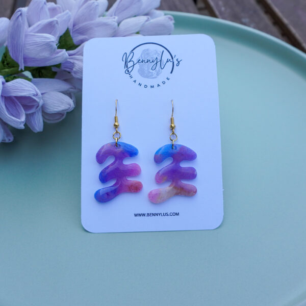 Serenya Earrings - Coral - imagine 2