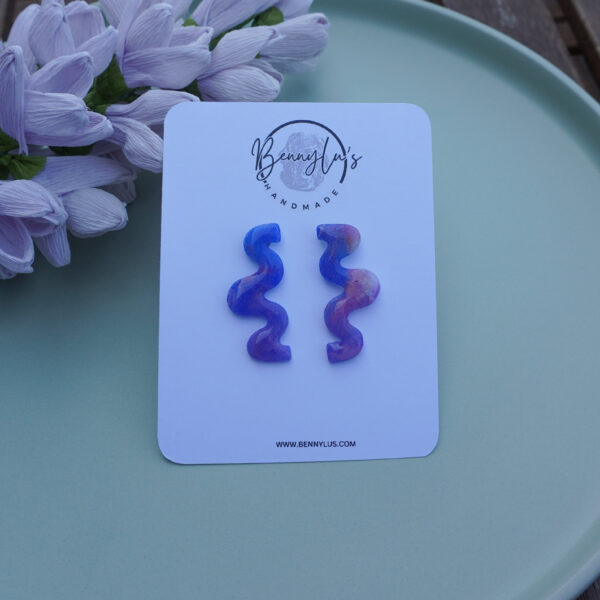 Serenya Earrings - Scribble - imagine 2