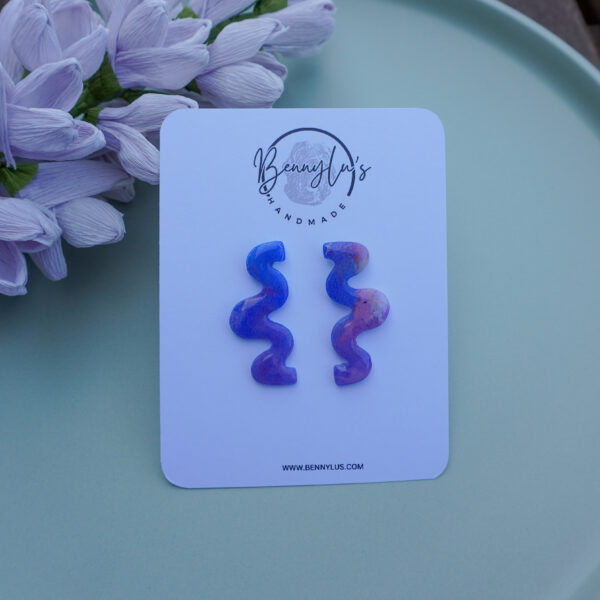 Serenya Earrings - Scribble - imagine 3
