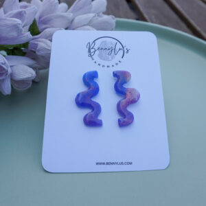 Serenya Earrings - Scribble