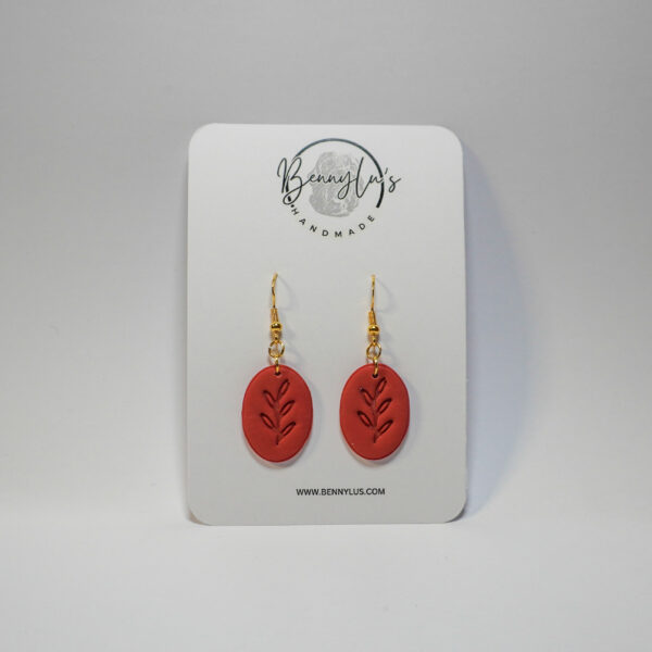 Zephira Earrings - Red