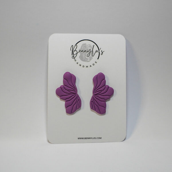 Ceyra Earrings - Purple