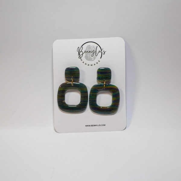 Althea Earrings - Square