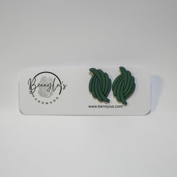 Elyra Earrings - Green