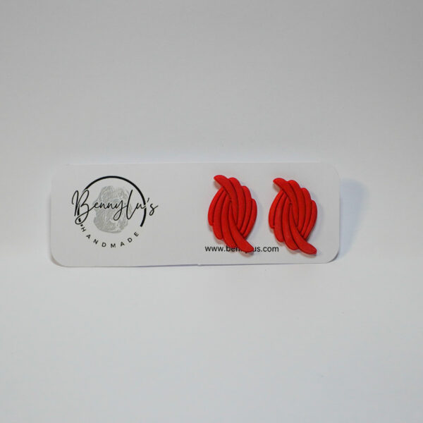 Elyra Earrings - Red