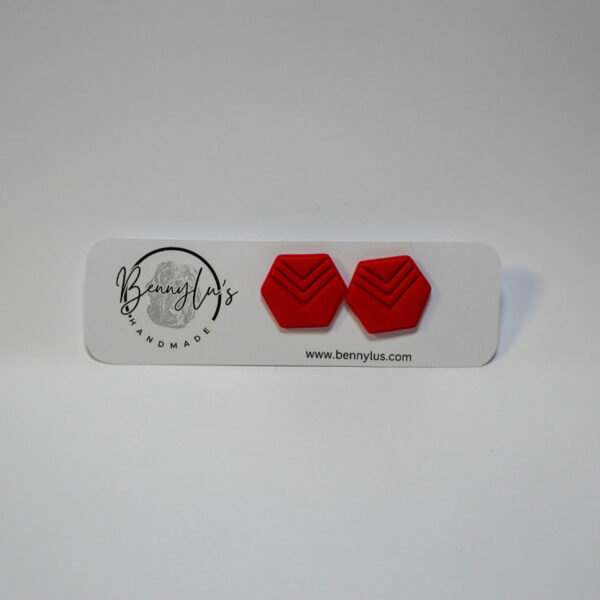 Ysolde Earrings - Red