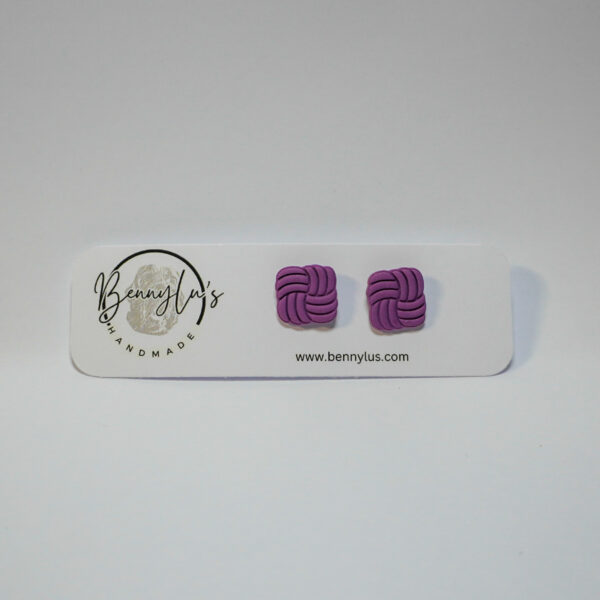 Aloria Earrings - Purple