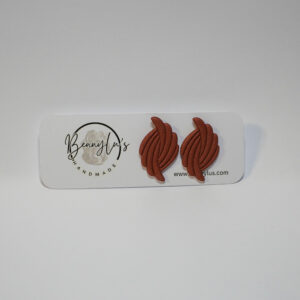 Elyra Earrings - Brown