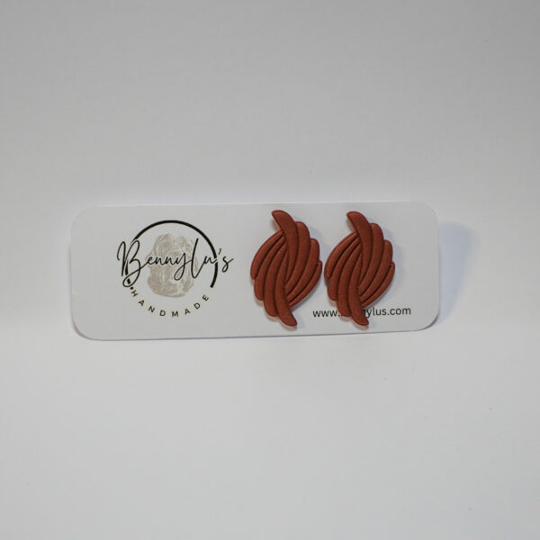 Elyra Earrings - Brown
