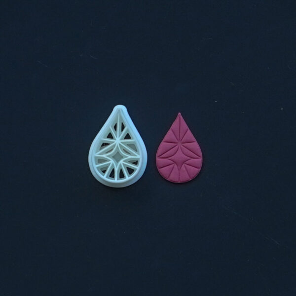 Clay Cutter #75 Teardrop Stained Glass