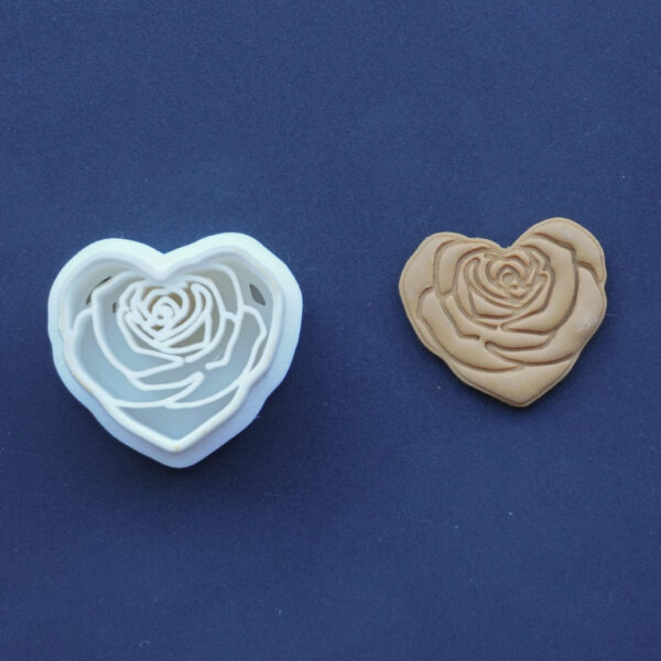 Clay Cutter #509 Rose Heart